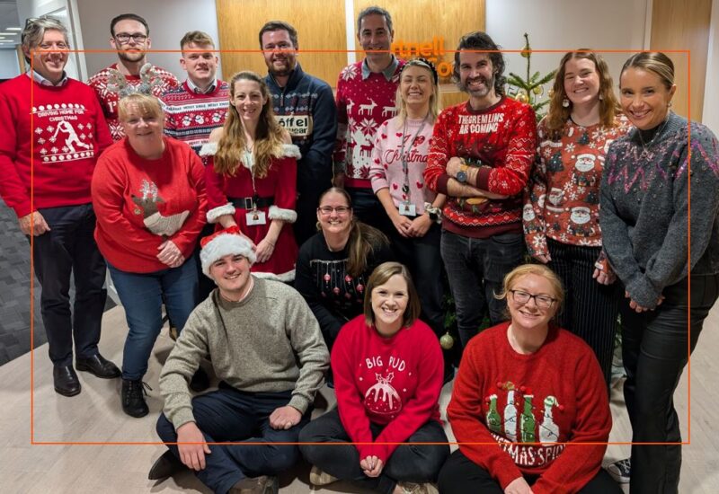 Christmas jumper day hartnell taylor cook 2024