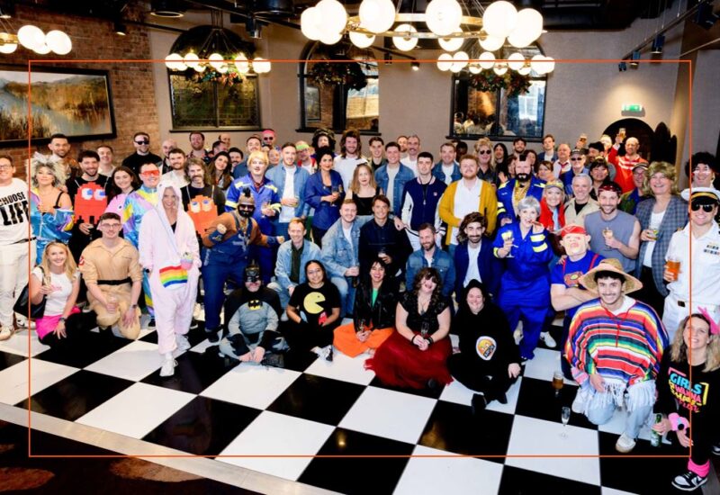 Christmas Party group photo 2025 Hartnell Taylor Cook